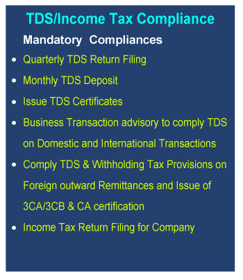 TDS/Income Tax Compliance