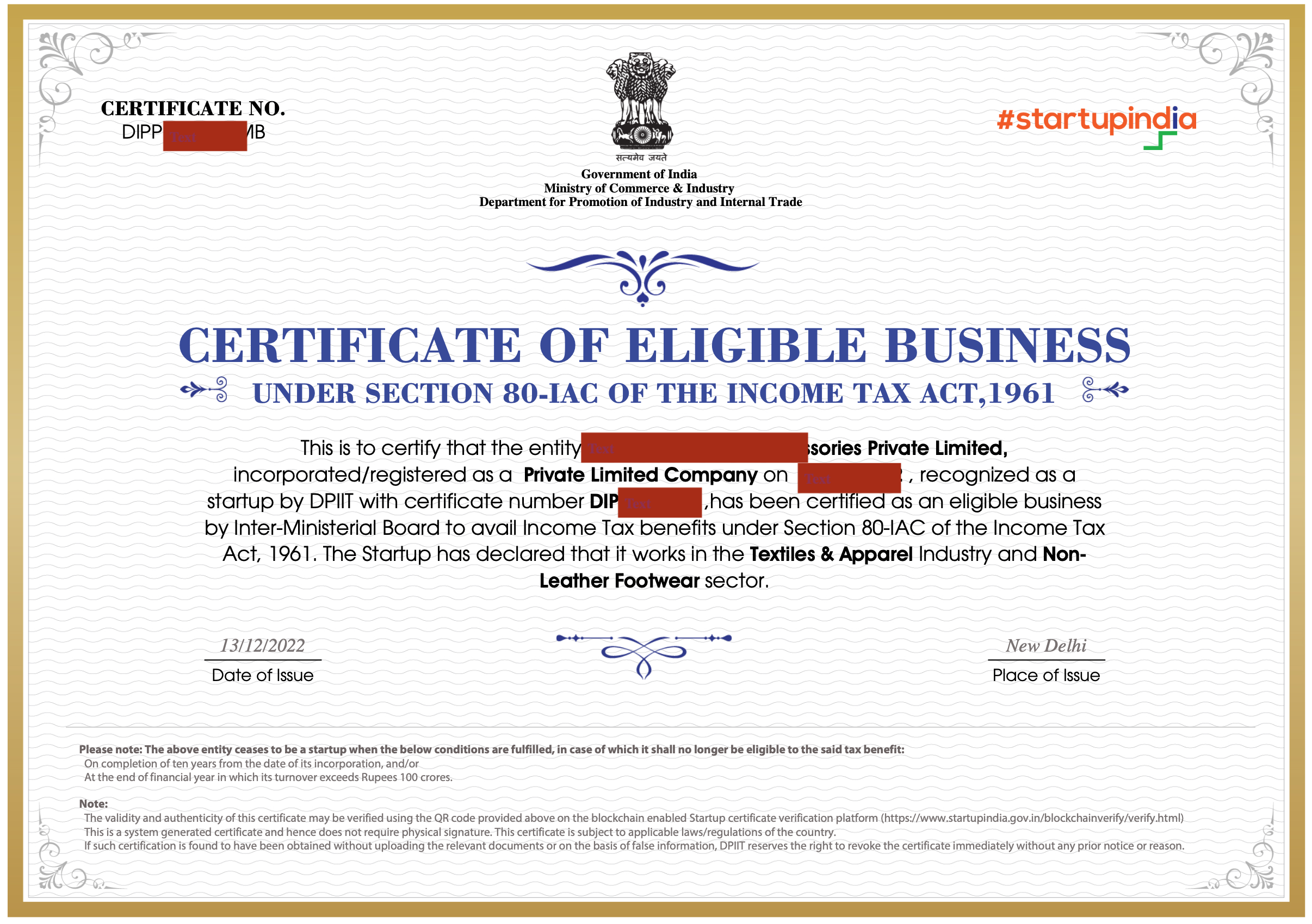 LOOKING FOR 80 IAC Tax Exemption in